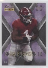 2022 Wild Card MATTE X-Plode Black - Purple X Brian Robinson Jr Rookie RC m5e. rookie card picture