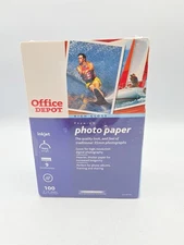 Photo Paper 200 Sheets High Gloss Premium Office Depot Inkjet - Brand New