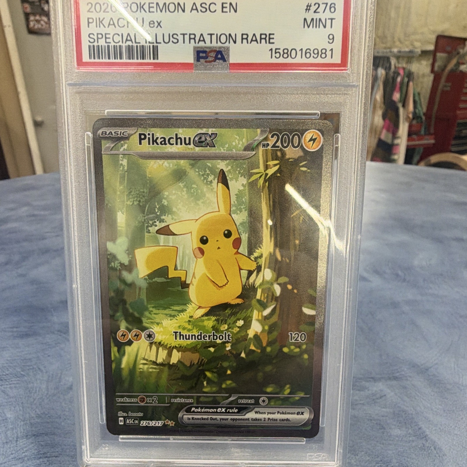 The Pokémon Company 2026 ASC Pikachu ex 276/217 SIR Holo English PSA 9 ...