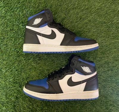 Air Jordan 1 Retro High OG Royal Toe GS Size 5y Women s Size 6.5 NEW 575441-041