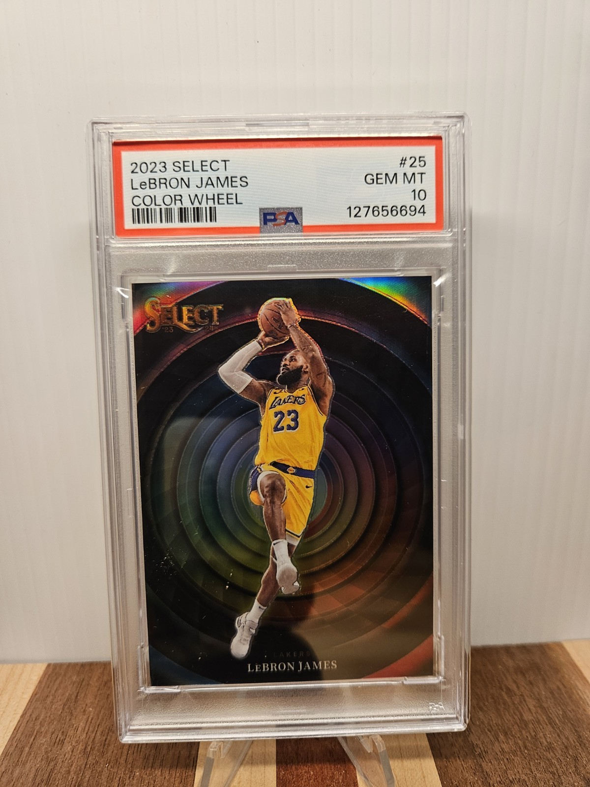 2023 Panini Select - Lebron James - Color Wheel  PSA 10