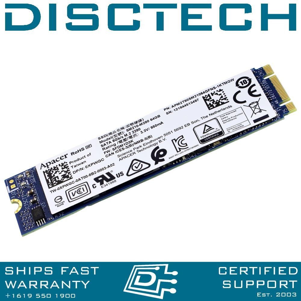 Apacer SM210-M280 XPWGC APM2T80SM21064GFNS-1KTMGW 64GB SATA M.2 2280 6Gb SSD. Available Now for $7.89