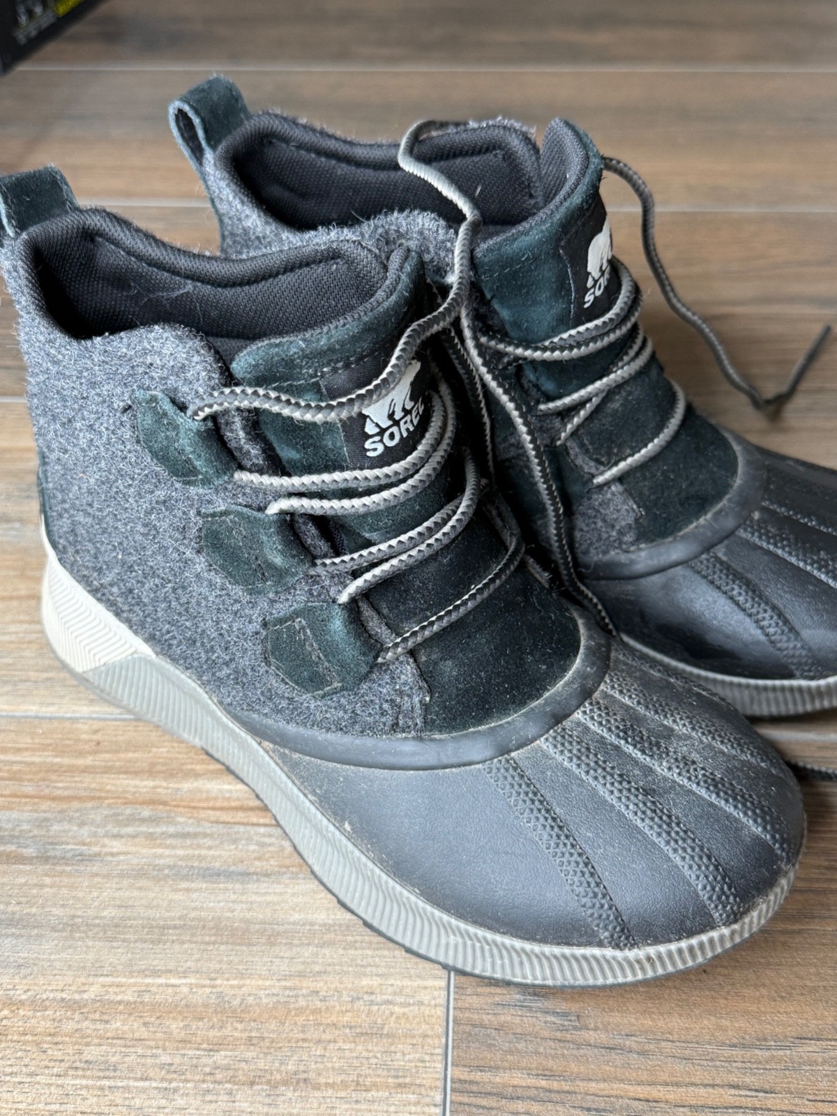 Sorel Women's Out 'N About III Classic Duck Boots, Black, Size 6