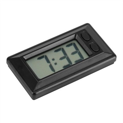 LCD Digital Table Car Dashboard Desk Electronic Clock Date Time Calendar Dis SET