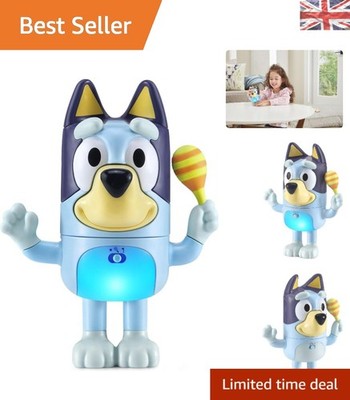 Interaktiver Shake It Bluey mit Sounds, Sätzen und Follow Me Modus für Kleinkinder