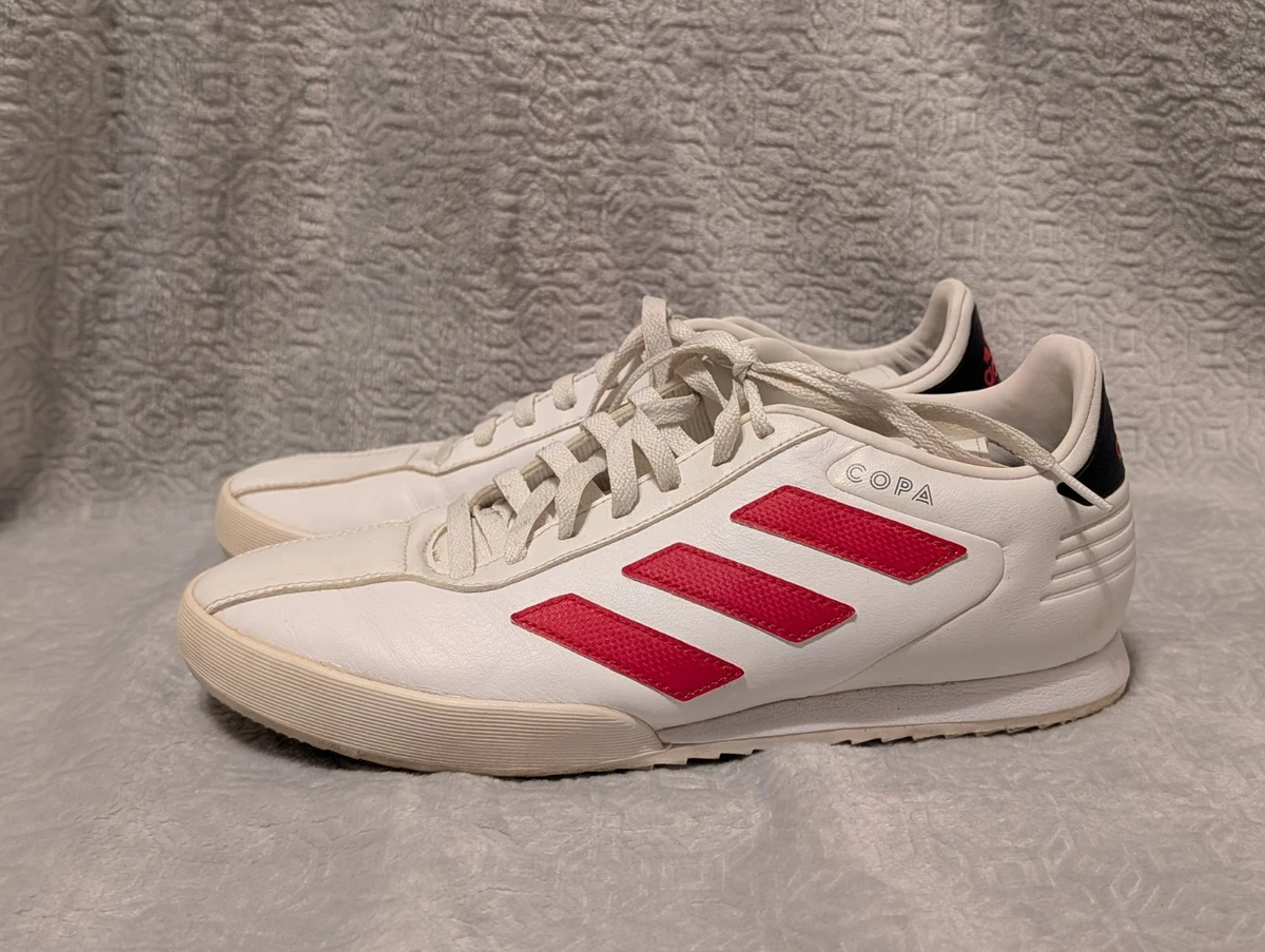Adidas Copa Super Sneaker Mens 10 White Scarlet Red Leather Soccer Shoe (B37085) Adidas Copa Super Sneaker Men main image 3