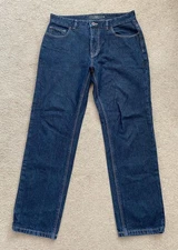 Men’s Next Bootcut Straight Fit Blue Denim Jeans Size 32 S W32" L29" Mid Rise