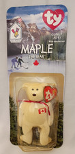 MAPLE The Bear 1999 McDonald  s TY BEANIE BABY With Rare Errors 1993 Oakbrook