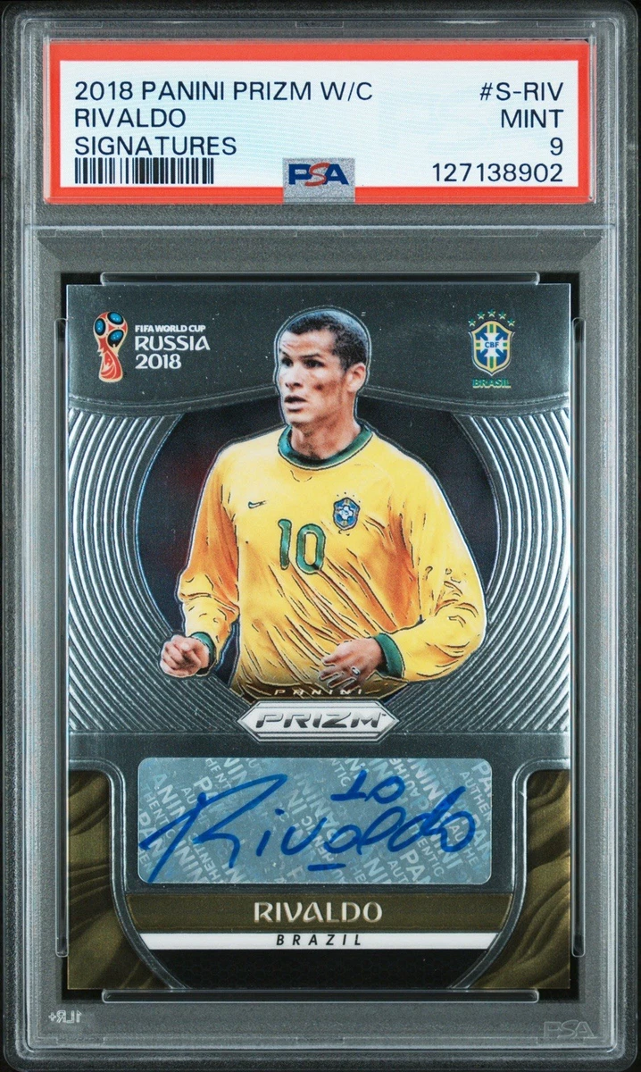 Rivaldo Soccer Sports Trading Cards & Accessories Autographed for