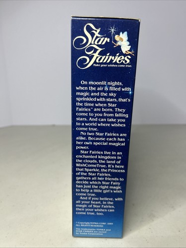1985 Vintage Tonka Star Fairies JAZZ in scatola originale con supporto e spazzola (L70) - Foto 3 di 8