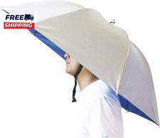 Umbrella Hat 37 Inch Fishing Umbrella Hat Hands Free Foldable UV Protection Cap
