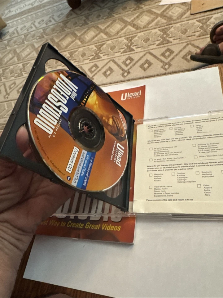 VTG Ulead Systems Video Studio Version 4.0 Creating Vídeos New ! No Box - Image 2 of 4