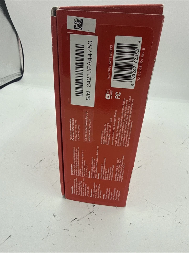 Honeywell Home T9 Smart Thermostat RCHT9610WFW2004 NIB - Image 2 of 4