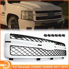 For 2011-2014 Chevy Silverado 2500 Hd 3500 Hd Summit White Front Grille