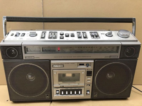 Hitachi Padisco TRK-8800 Boombox AM/FM Cassette Player Used From JAPAN