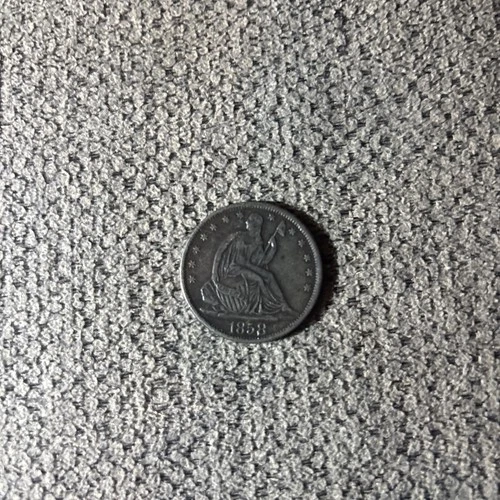 1858-S Seated Liberty Half Dollar — photo from the most recent tracked eBay sale