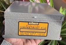 Eastman Kodak Kodaslide Slide Compartment File Vtg MCM Photography Storage