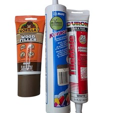 Gorilla Wood Filler Walnut Mapei Keracaulk Gray Duron Tilemate White Caulk K2