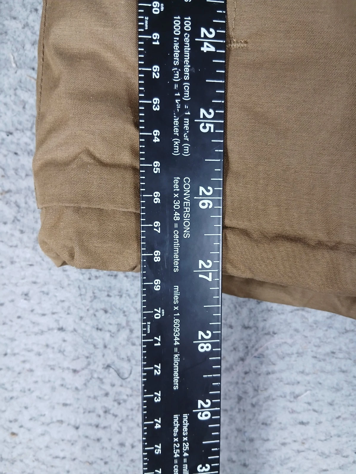 Wild Things Tactical Low Loft Jacket Men L Brown Pockets Long Sleeve Full Zipper - product detail image 5
