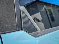 3D Carbon Rear Window Triangle Overlay - 2021 Bronco 4 Door