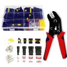 352Pcs Waterproof Electrical Connector Terminals Automotive Electrical Wire C...
