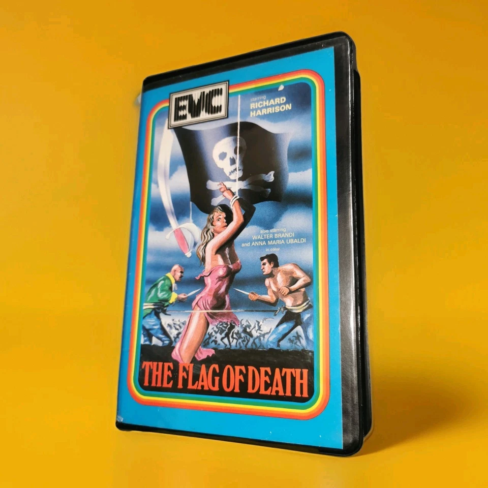 The Flag Of Death Aka The Saracens VHS Pre Cert 1980 Big Box Ex Rental Dutch Sub - Image 2 of 4