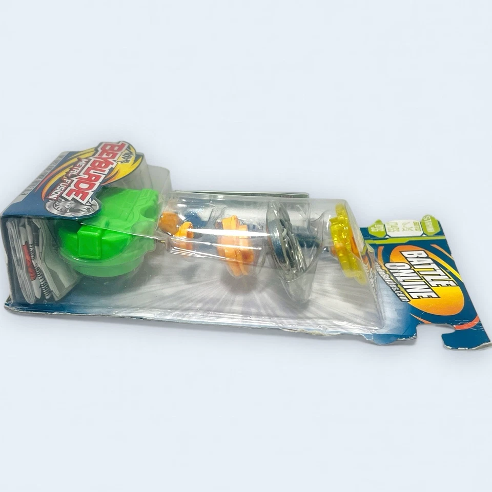Beyblade Flame Sagitario C145S Metal Fusion BB-35 Hasbro Paquete Completo Desgaste Foto 3 de 4