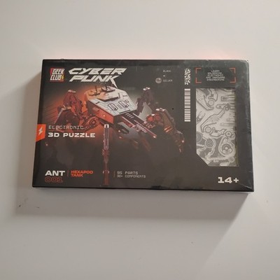Geek Club Cyber Punk Ant 001 Hexapod Tank Electronic 3D Puzzle Black/Silver STEM