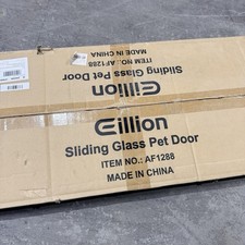 Eillion Adjustable Large Sliding Glass Pet 75 7/8   81  , All-Metal Frame AF1288