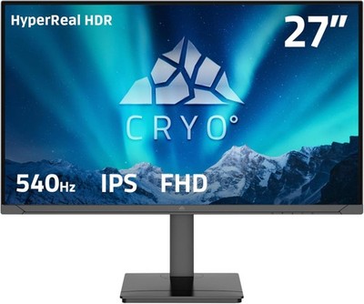 Chillblast Cryo Vision 27 Zoll IPS Gaming Monitor - FHD 1080p / 540Hz - 1ms