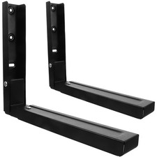 2 Pcs Microwave Bracket Holder Wall Mount Brackets Cabinet Mounting
