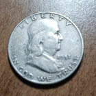 Franklin Half Dollar 1951 Silver Circulated US Coin 50C Uncertified Collectible