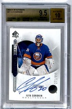 Ilya Sorokin 2020-21 SP Authentic Future Watch Rookie Auto /999 #211 BGS 9.5 New