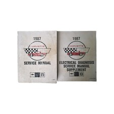 1987 Corvette Service Manual W/Supplement Used GM ST-364-87 ST-364-87 EDM