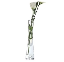Hand-Made Blown Art Bud Glass Vase Clear Flower Bud Vase Single Stem Vases or 