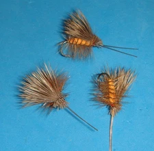 FLY FISHING FLIES -  Foam Body OCTOBER CADDIS size #10** (6 pcs.)