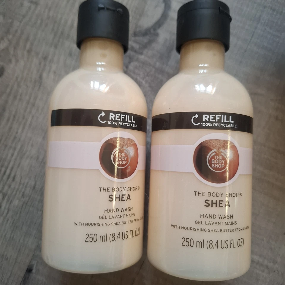 The Body Shop Shea Hand Wash Refill 250ml Liquid Soap Discontinued Original New - Image 3 of 4