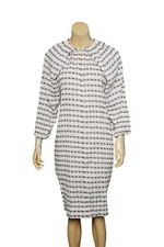 Ulla Johnson Plaid Dress M 8 Women Casual Mock Neck Long Sleeves Midi NEW 22407