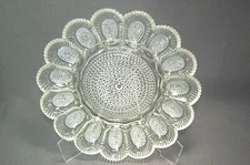 Vintage Indiana Glass Hobnail Clear Glass Deviled Egg Plate