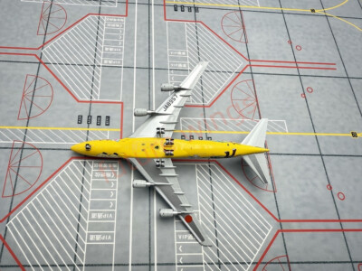 1:400 Geministar ANA B747-400 JA8957 Aircraft Model+Free Tractor