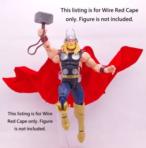 Hasbro Marvel Legends Thor vs. Marvel's Destroyer Cable Dedicado Capa Roja