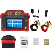 TTR Tester Digital Transformer Windings Ratio Tester with Radio Range  0.9~10000