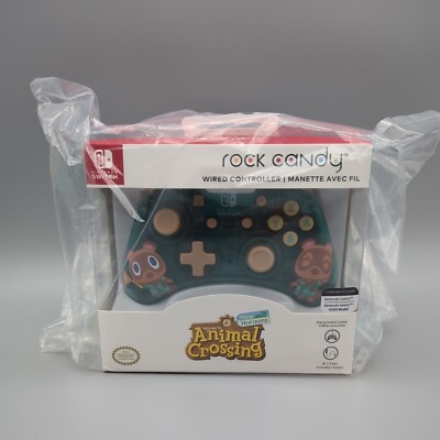 ROCK CANDY Animal Crossing Wired Controller for Nintendo Switch