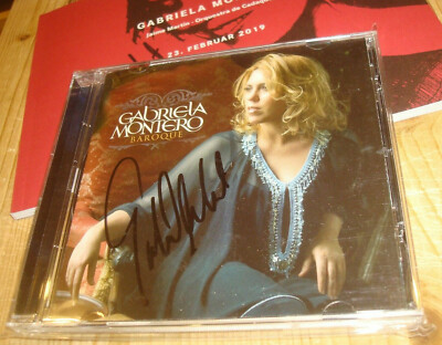 GABRIELA MONTERO Baroque ORIG EMI CLASSICS CD 2008 NEW Signed NEU Signiert