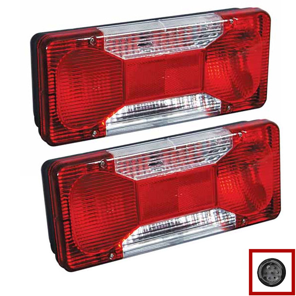 2x Rücklicht Heckleuchte Rückleuchten für Peugeot Iveco Daily Fiat ...