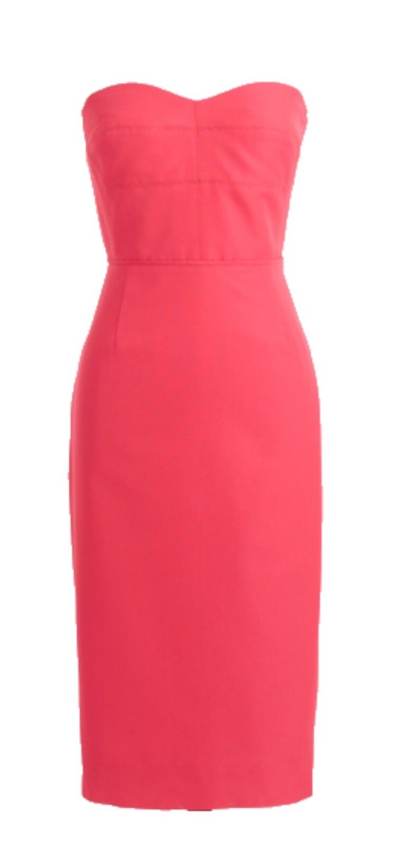 J.CREW Womens Rory Strapless 4 Cocktail Mini Dress Pink Size Back Cutout B7677 | eBay J.CREW Womens Rory Strapless 4 Cocktail Mini Dress Pink Size Back Cutout B7677 | eBay