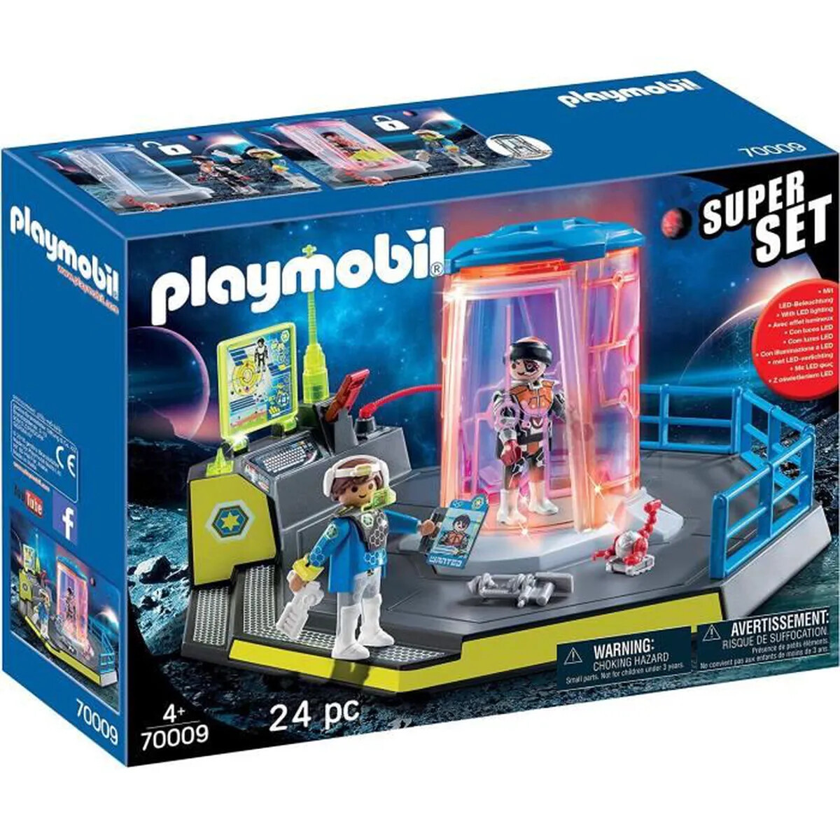 PLAYMOBIL 70009 Galaxy Police SuperSet de jeu figurines policiers de l'espace