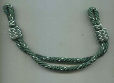 M&uuml;tzenkordel: 6 mm gr&uuml;n mit National ziehbar  1 St&uuml;ck (77)