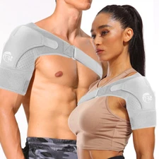 Shoulder Brace Rotator Cuff Support Strap Adjustable Belt Sleeve Pain Men Women