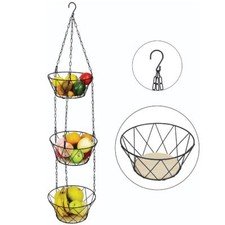 The Rombs Obstkorb hängend Obst Hängekorb Obst Aufbewahrung Obstschale